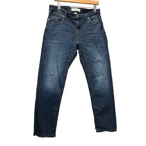 Calvin Klein Jeans Mens Dark Wash Denim Blue‎ Jeans Size W36 L30